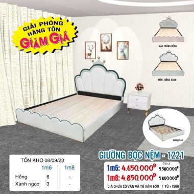 GIƯỜNG BỌC NỆM 1221&1215