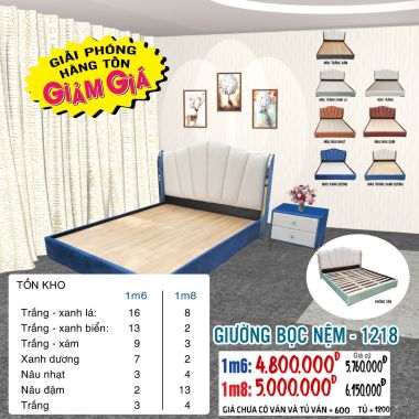 GIƯỜNG BỌC NỆM 1218&19&23