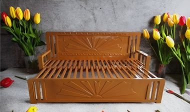 SOFA-GIƯỜNG SẮT GIẢ GỖ CAO CẤP