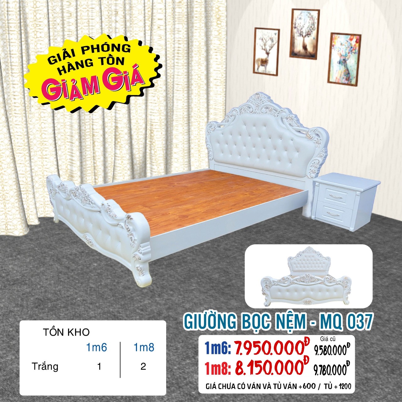 GIƯỜNG BỌC NỆM MQ