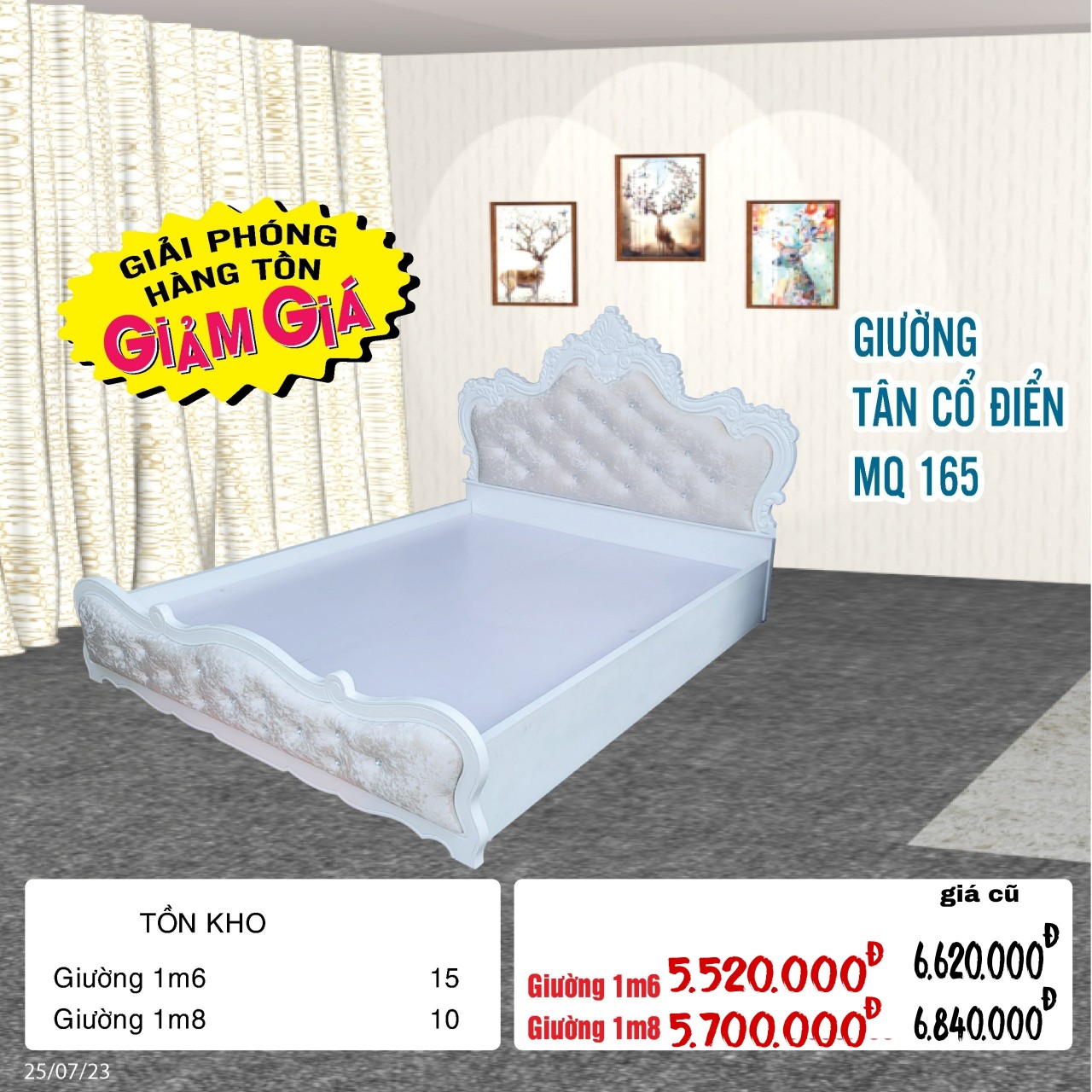 GIƯỜNG GỖ TÂN CỔ ĐIỂN