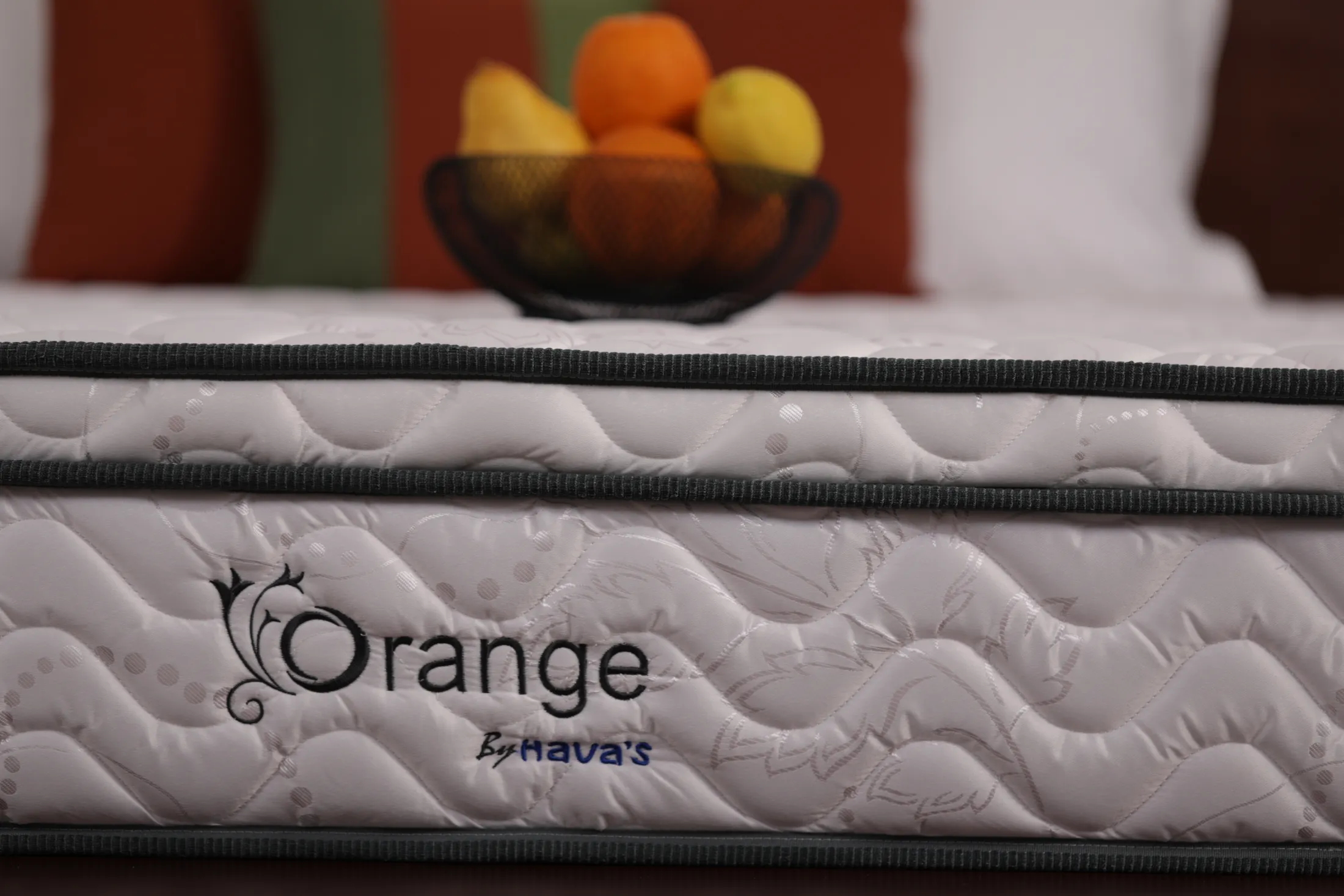 NỆM LÒ XO HAVAS ORANGE 3 VIỀN 28CM