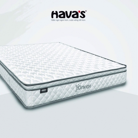 NỆM LÒ XO HAVAS ORANGE 3 VIỀN 28CM