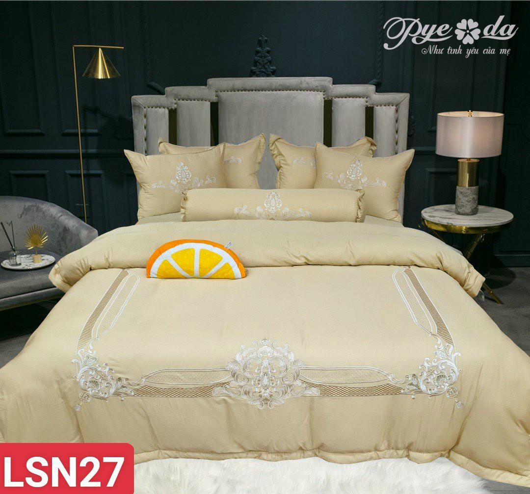 BỘ DRAP LỤA TƠ TẰM CAO CẤP PYEODA LSN