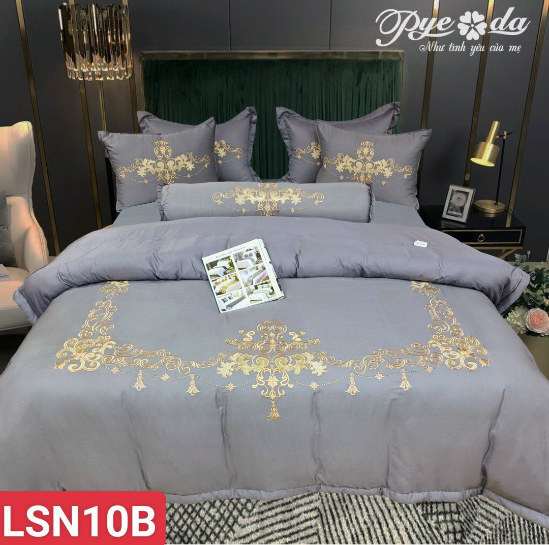 BỘ DRAP LỤA TƠ TẰM CAO CẤP PYEODA LSN